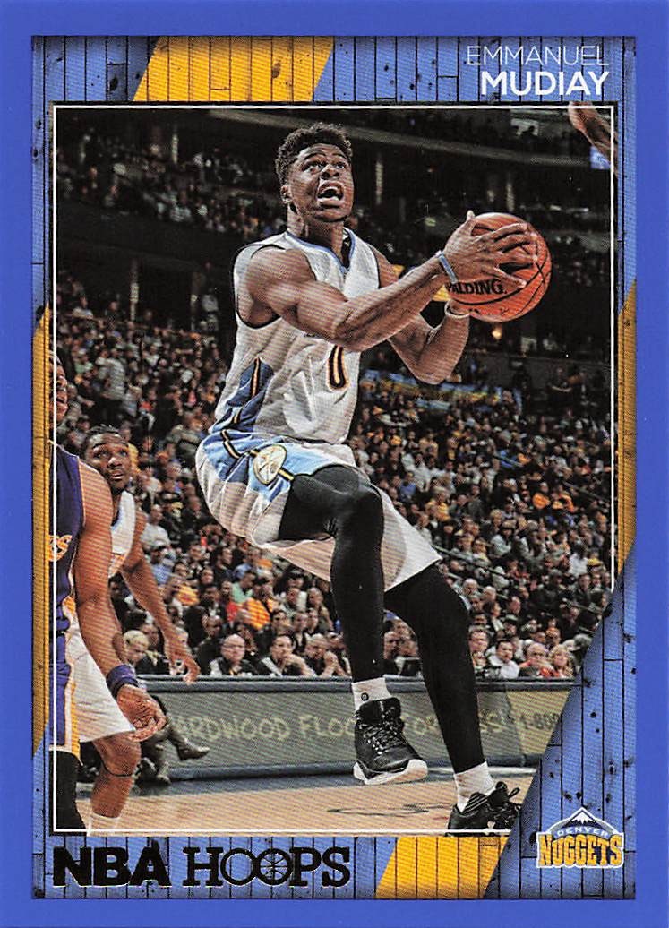 2016-17 Hoops Basketball Blue Emmanuel Mudiay #90