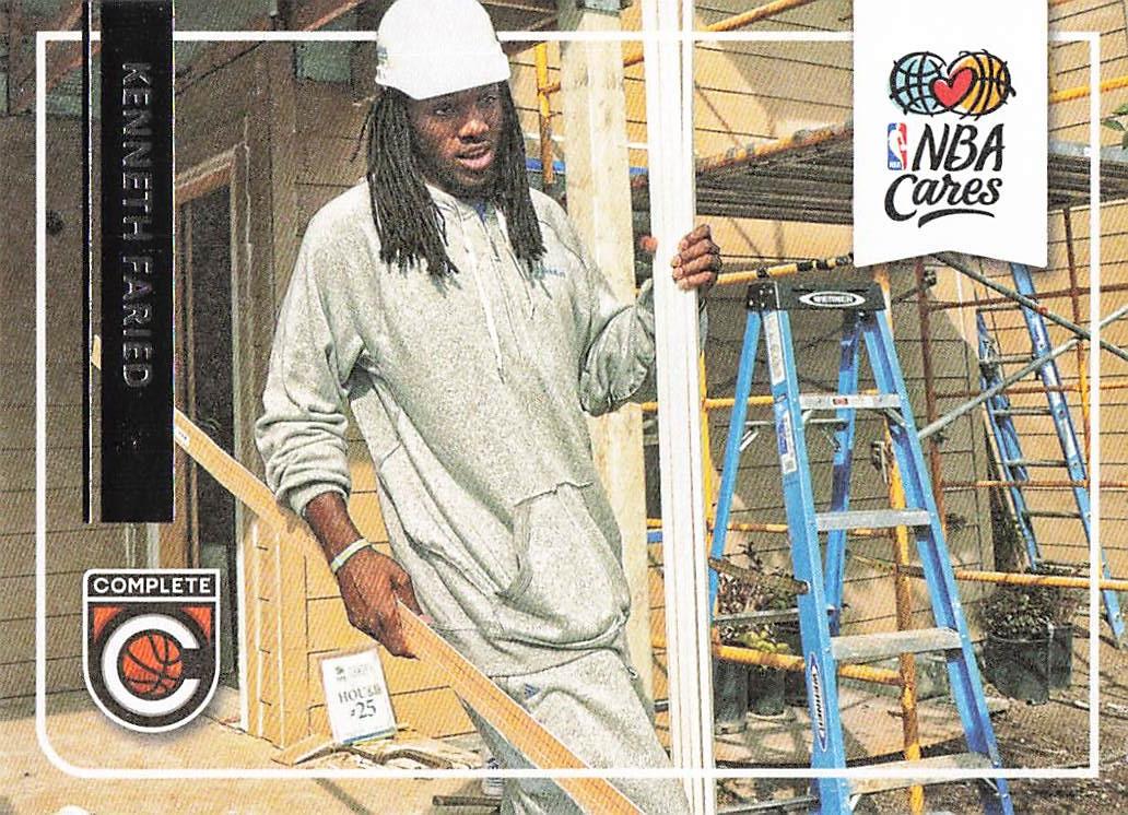 2015-16 Panini Complete Basketball NBA Cares Kenneth Faried #20