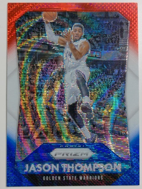 2015-16 Panini Prizm Basketball Red, White & Blue Prizm Jason Thompson #19