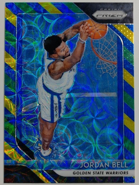 2018-19 Panini Prizm Choice Blue Yellow and Green Jordan Bell #292