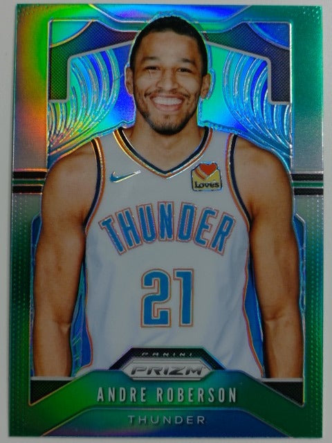 2019-20 Panini Prizm Basketball Prizm Green Andre Roberson #187
