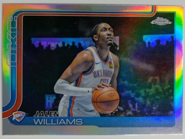 2025-26 Topps Chrome Basketball Refractor Jalen Williams #187