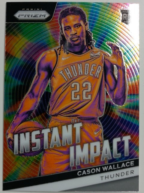 2023-24 Panini Prizm Basketball Instant Impact Cason Wallace #15