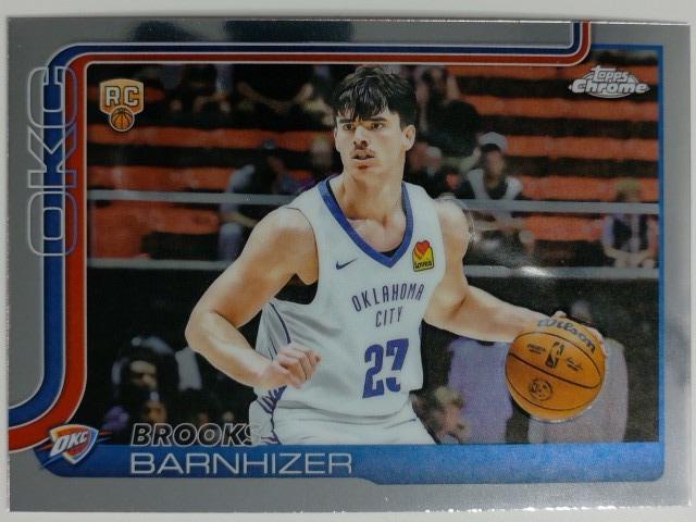 2025-26 Topps Chrome Basketball Brooks Barnhizer #295 RC