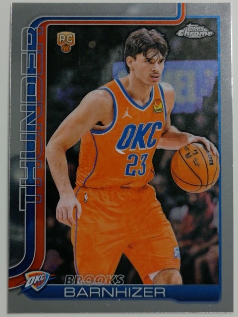 2025-26 Topps Chrome Update Basketball Brooks Barnhizer #195 RC