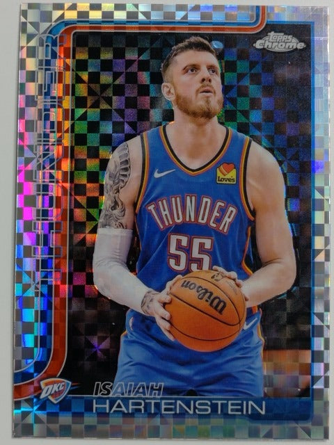 2025-26 Topps Chrome Basketball X-Fractor Isaiah Hartenstein #181