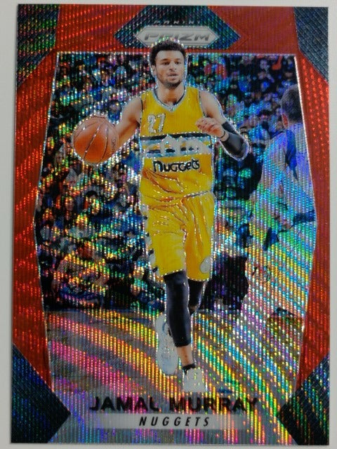 2017-18 Panini Prizm Basketball Prizm Ruby Wave Jamal Murray #167
