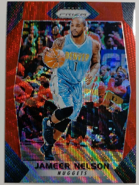 2017-18 Panini Prizm Basketball Prizm Ruby Wave Jameer Nelson #169
