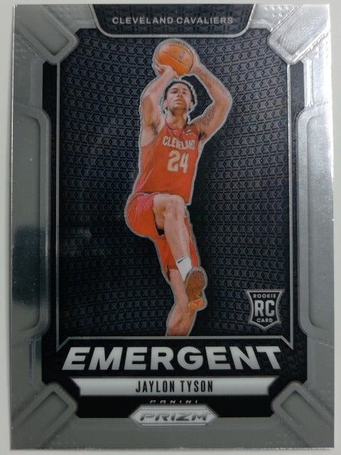 2024-25 Panini Prizm Basketball Emergent Jaylon Tyson #25