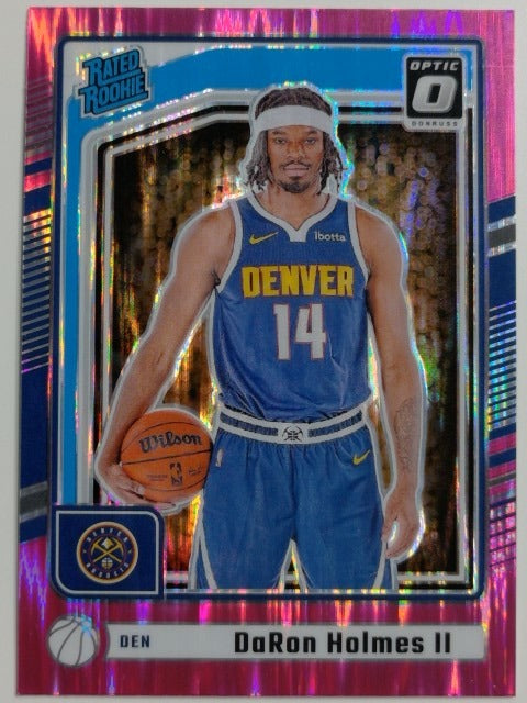 2024-25 Donruss Optic Basketball Hyper Pink DaRon Holmes II #262 RC
