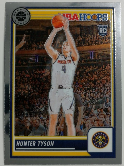 2023-24 Hoops Premium Stock Basketball Hunter Tyson #29