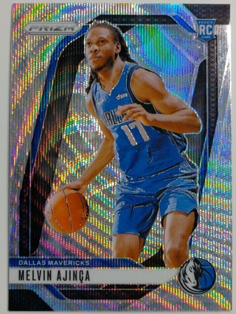 2024-25 Panini Prizm Basketball Prizm Wave Melvin Ajinca #255