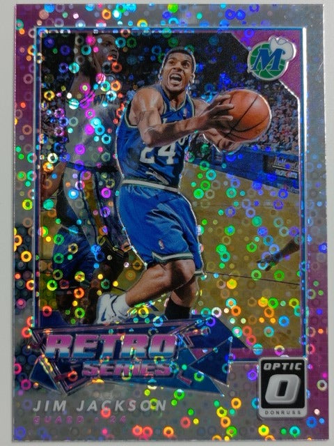 2017-18 Donruss Optic Basketball Retro Series Fast Break Holo Jim Jackson #11