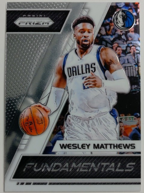 2017-18 Panini Prizm Basketball Fundamentals Wesley Matthews #36