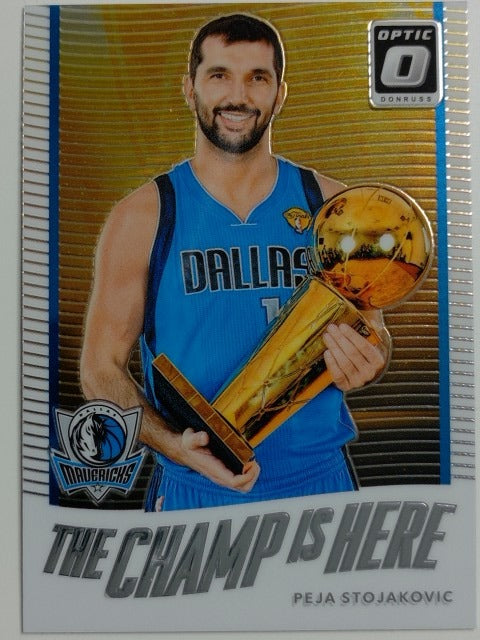 2017-18 Donruss Optic Basketball The Champ is Here Peja Stojakovic #10