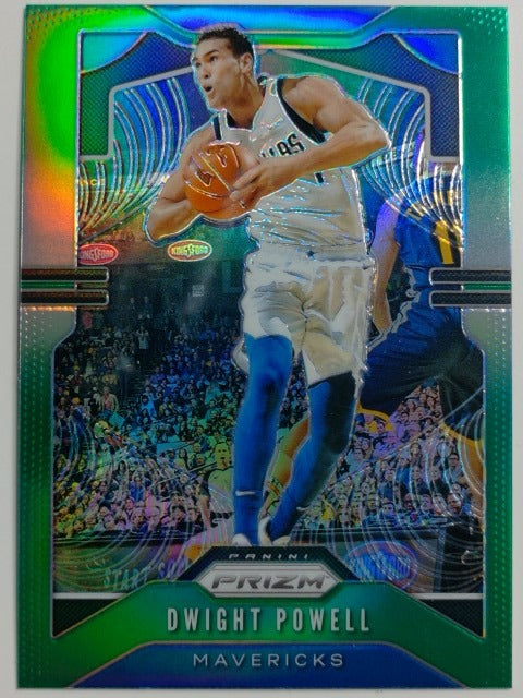 2019-20 Panini Prizm Basketball Prizm Green Dwight Powell #81