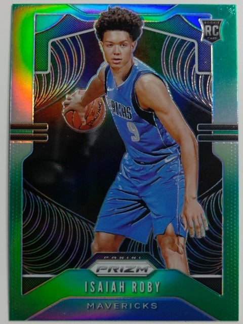 2019-20 Panini Prizm Basketball Prizm Green Isaiah Roby #283