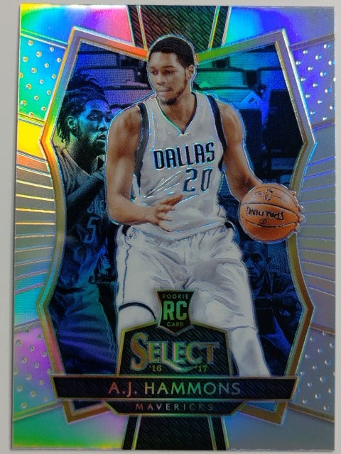 2016-17 Panini Select Basketball Silver Prizm A.J. Hammons #190 RC
