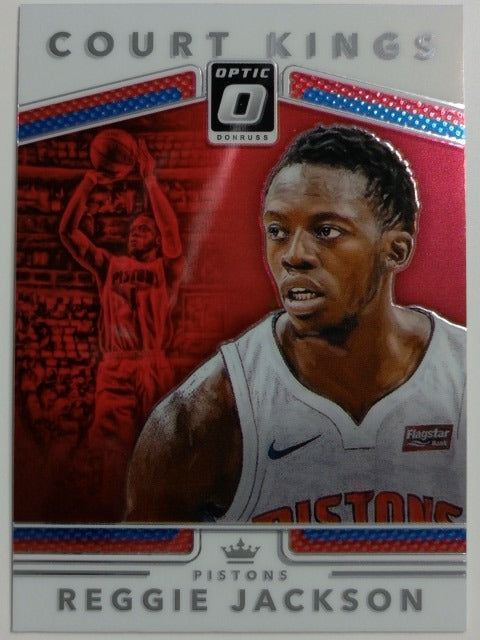 2017-18 Donruss Optic Basketball Court Kings Reggie Jackson #24