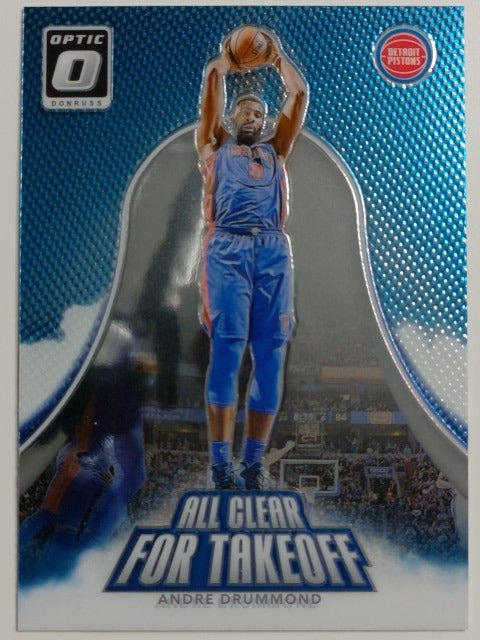 2017-18 Donruss Optic Basketball All Clear for Takeoff Andre Drummond #3