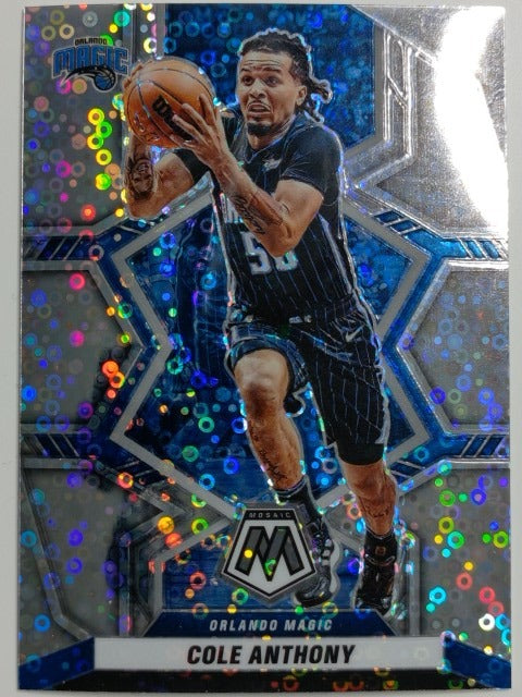 2021-22 Panini Mosaic Basketball Fast Break Silver Cole Anthony #69