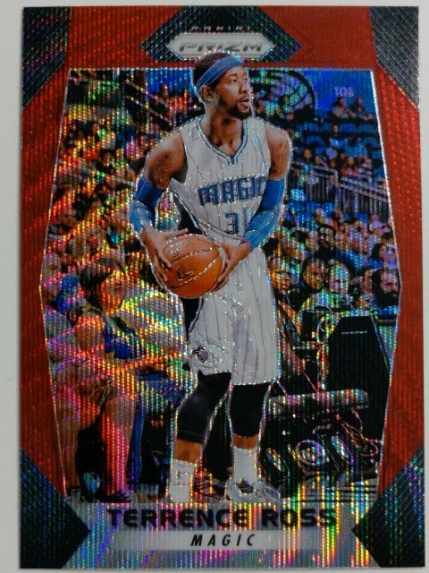 2017-18 Panini Prizm Basketball Prizm Ruby Wave Terrence Ross #77