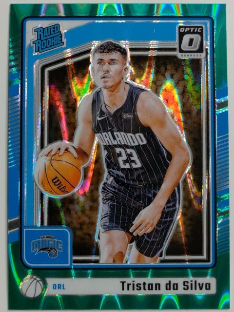 2024-25 Donruss Optic Basketball Green Seismic Tristan da Silva #260 RC