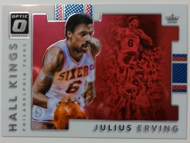 2017-18 Donruss Optic Basketball Hall Kings Julius Erving #5