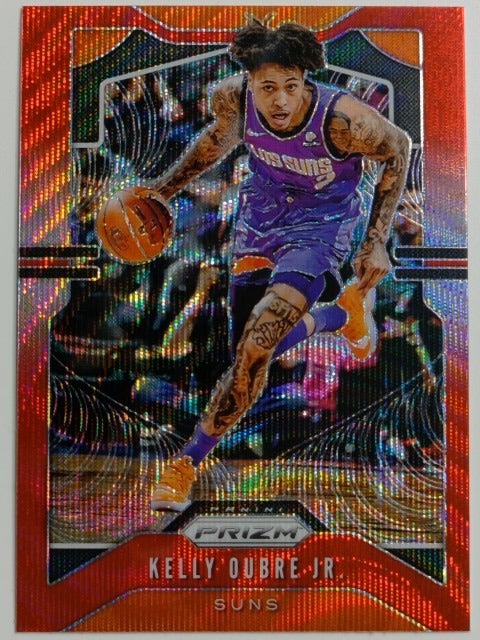 2019-20 Panini Prizm Basketball Prizm Ruby Wave Kelly Oubre Jr. #108