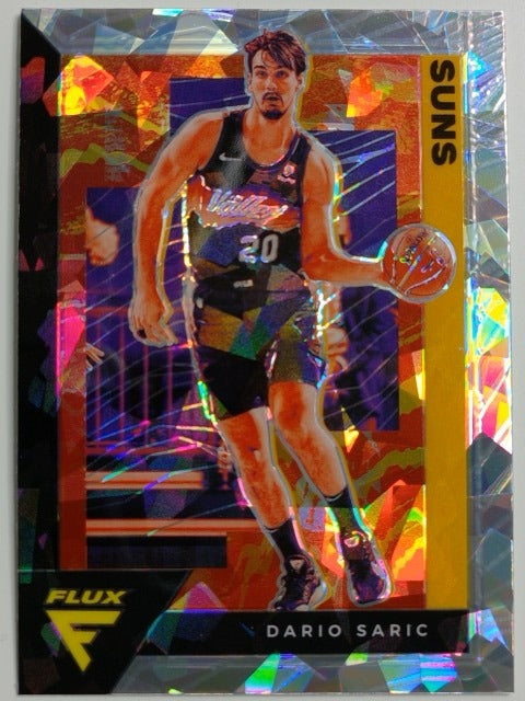 2020-21 Panini Flux Basketball Fanatics Cracked Ice Dario Saric #144