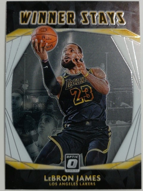 2020-21 Donruss Optic Basketball Winner Stays LeBron James #20