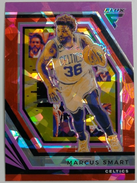 2022-23 Panini Flux Basketball Red Cracked Ice Marcus Smart #85