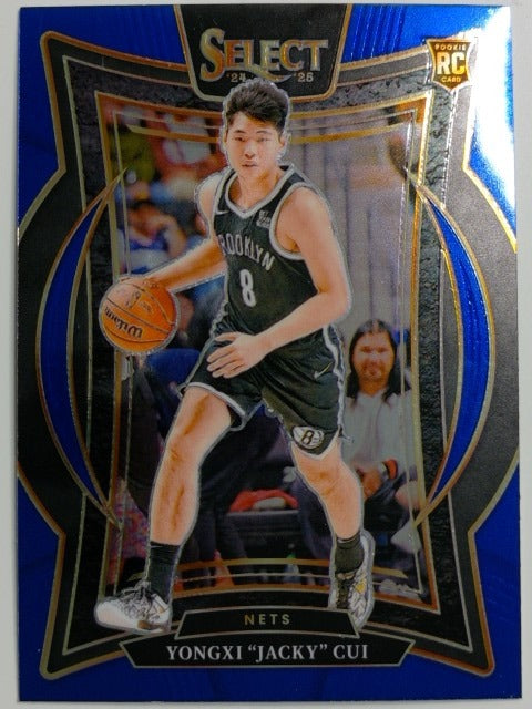 2024-25 Panini Select Basketball Blue (Retail) Yongxi "Jacky" Cui #94 RC