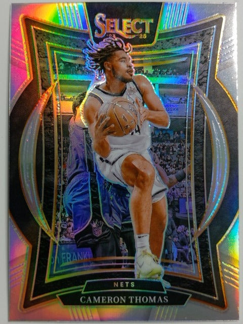 2024-25 Panini Select Basketball Silver Prizm Cameron Thomas #50
