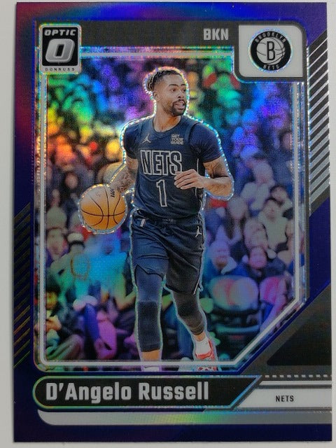 2024-25 Donruss Optic Basketball Purple D'Angelo Russell #123