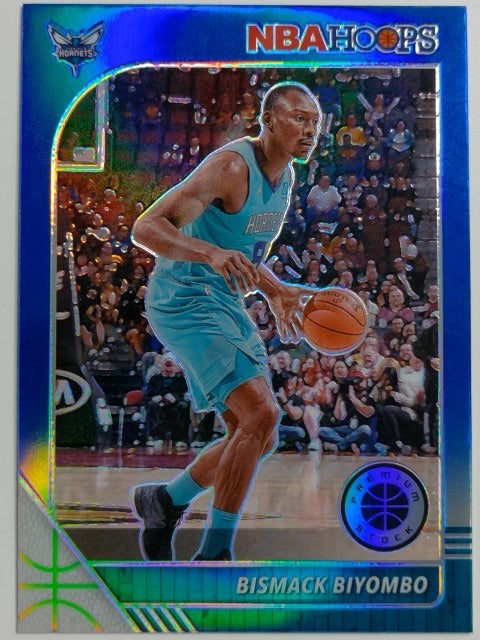 2019-20 Hoops Premium Stock Basketball Prizm Blue Bismack Biyombo #23