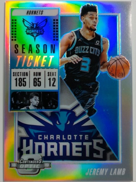 2018-19 Panini Contenders Optic Basketball Silver Jeremy Lamb #27