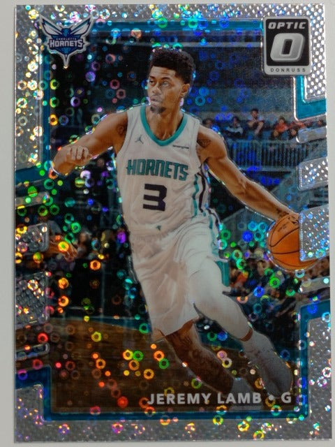 2017-18 Donruss Optic Basketball Fast Break Holo Jeremy Lamb #20