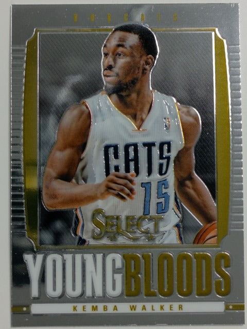 2013-14 Panini Select Basketball Young Bloods Prizm Kemba Walker #2