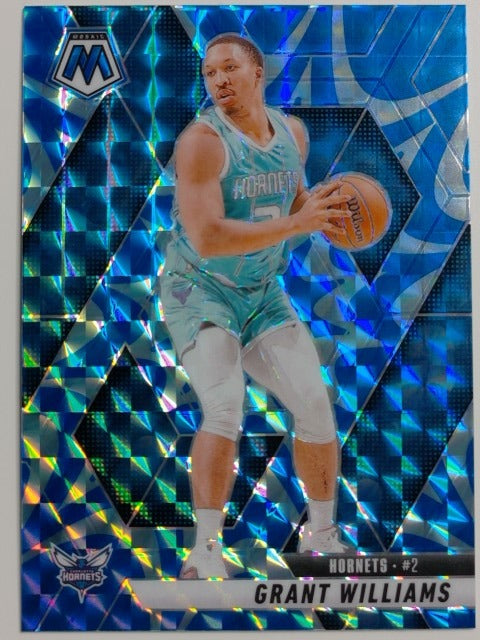 2024-25 Panini Mosaic Basketball Reactive Blue Mosaic Grant Williams #43