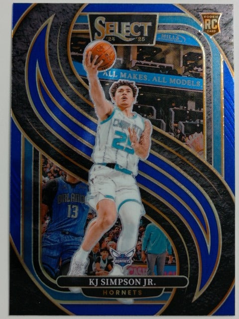 2024-25 Panini Select Basketball Blue (Retail) KJ Simpson Jr. #193 RC