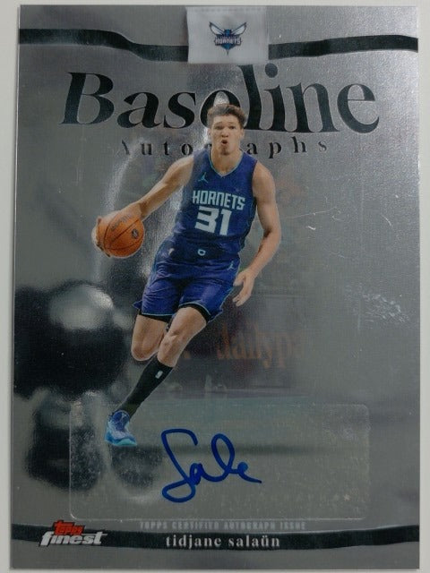 2025-26 Finest Basketball Baseline Autographs Tidjane Salaün #BA-TA