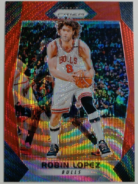 2017-18 Panini Prizm Basketball Prizm Ruby Wave Robin Lopez #249