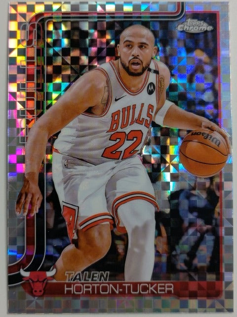 2025-26 Topps Chrome Basketball X-Fractor Talen Horton-Tucker #10