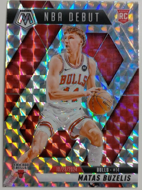 2024-25 Panini Mosaic Basketball Base Mosaic Matas Buzelis #257