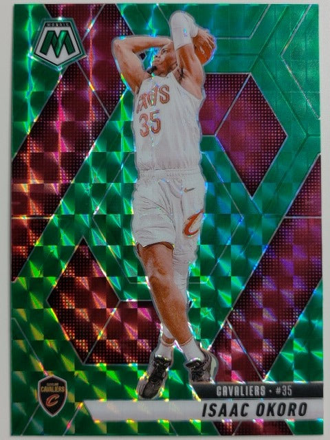 2024-25 Panini Mosaic Basketball Green Mosaic Isaac Okoro #12