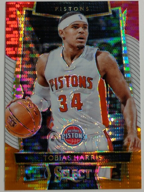 2016-17 Panini Select Basketball Tri-Color Prizm Tobias Harris #89