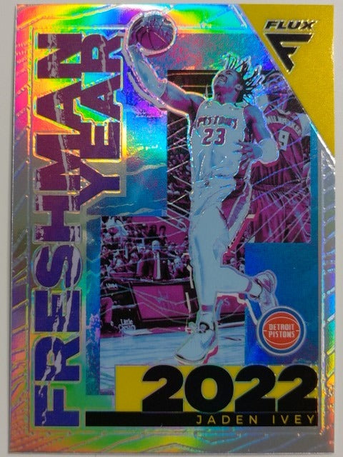 2022-23 Panini Flux Basketball Freshman Year Silver Jaden Ivey #10