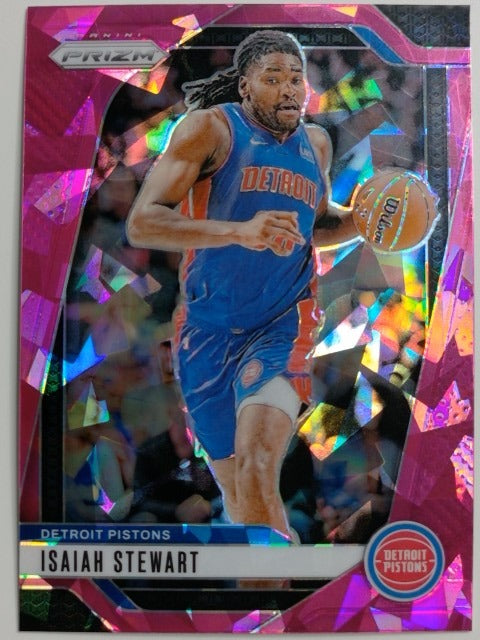 2024-25 Panini Prizm Basketball Prizm Pink Ice Isaiah Stewart #106
