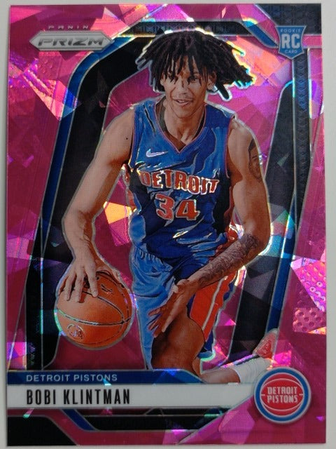 2024-25 Panini Prizm Basketball Prizm Pink Ice Bobi Klintman #266